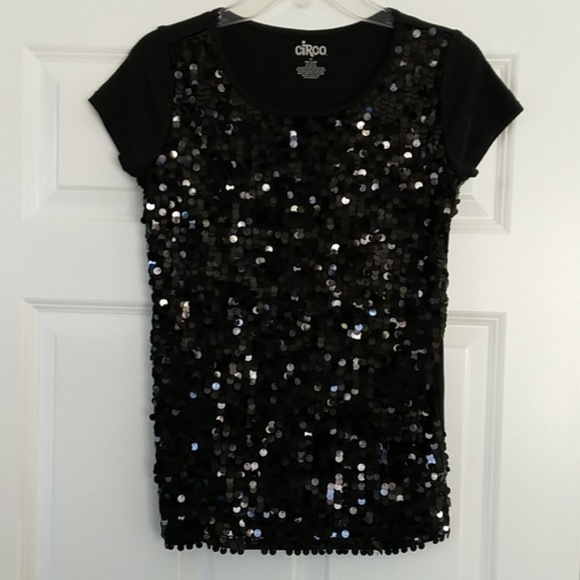 Circo Tops - Circo NWOT Black Sequin Tank Top Size XL